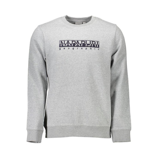 Napapijri Gray Cotton Men Sweater