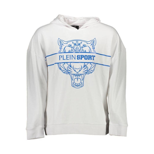 Plein Sport White Cotton Men's Sweater