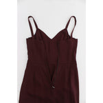 Dolce & Gabbana Elegant Bordeaux Sheath Dress Dolce & Gabbana Black