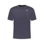 K-WAY Blue Cotton Men T-Shirt