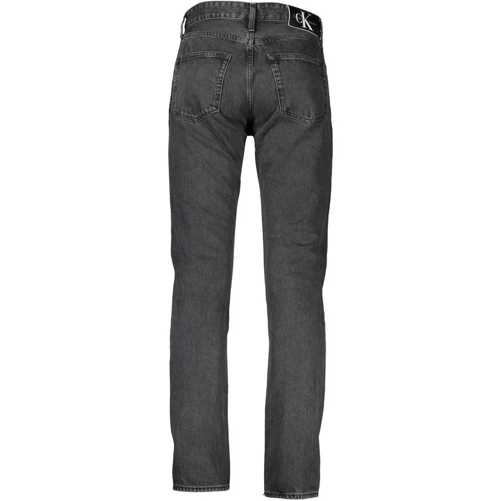 Calvin Klein Gray Cotton Jeans & Pant