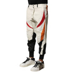 Dolce & Gabbana Multicolor Lambskin Tapered Men Pants PAN75300-48