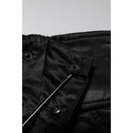 Dolce & Gabbana Black Nylon DG Logo Straight Pants PAN75788-44