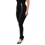 Dolce & Gabbana Black High Waist Skinny Pants PAN76530-42