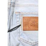 Dolce & Gabbana Light Blue Tattered Skinny Denim Jeans PAN75211-44
