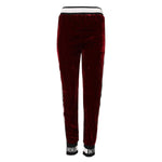 Dolce & Gabbana Red Viscose DG Logo Mid Waist Pants PAN74778-38
