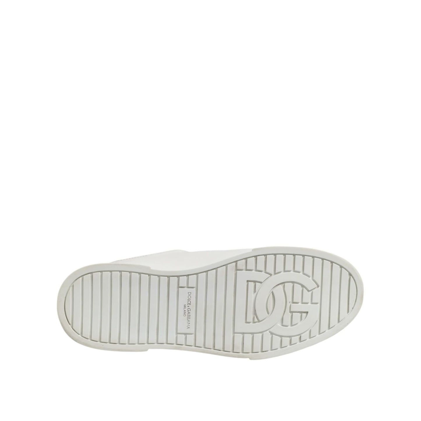 Dolce & Gabbana White Logo Lace Up Low Top Men Sneakers Shoes