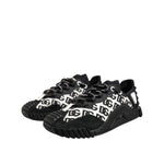 Dolce & Gabbana Black Logo Lace Up Low Top NS1 Sneakers Shoes MV7541-42