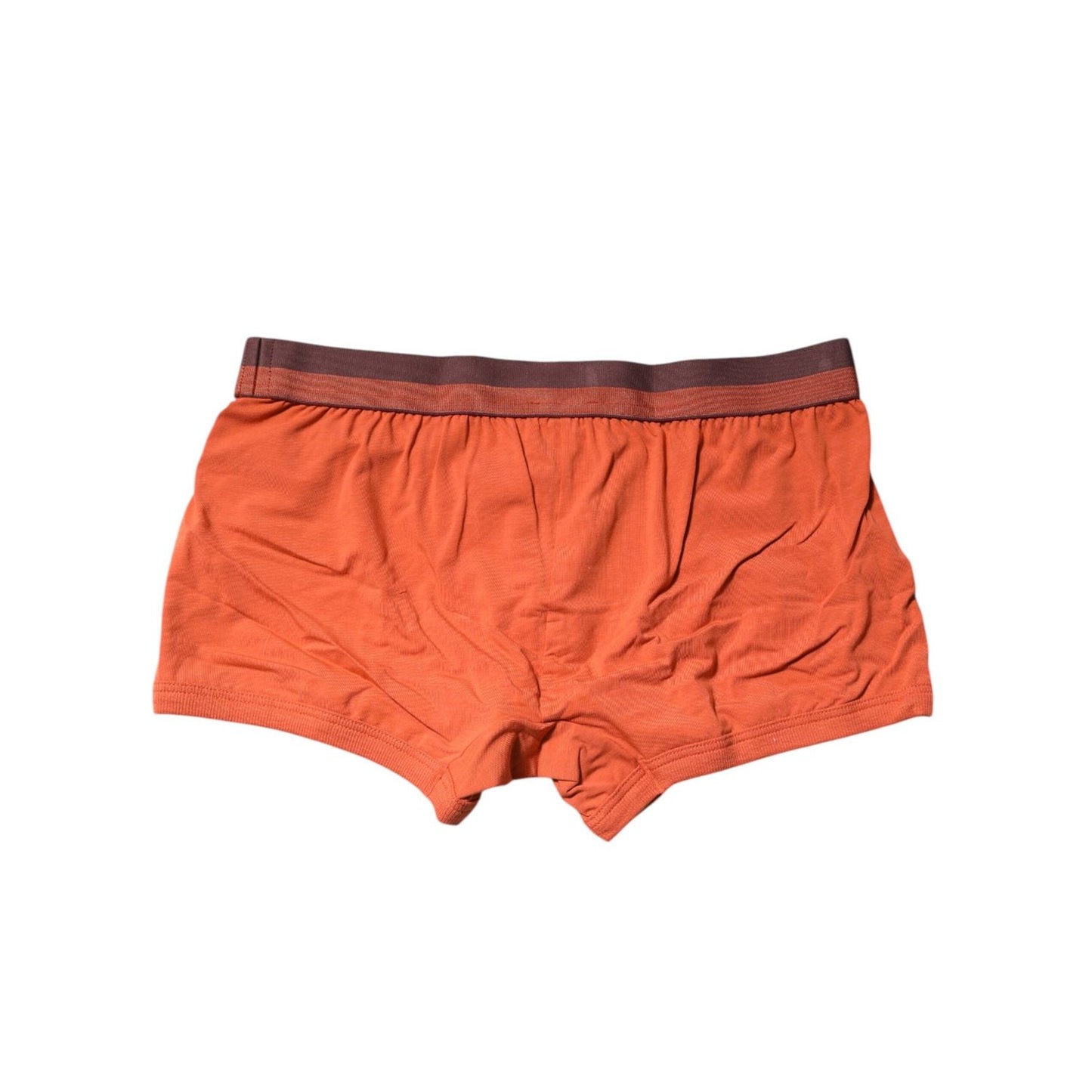 Dolce & Gabbana Orange Cotton Regular Boxer Brief Underwear BIK1557-3
