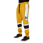 Dolce & Gabbana Yellow Printed Drawstring Jogger Pants PAN76376-46
