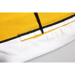 Dolce & Gabbana Yellow Print Cotton Drawstring Jogger Pants PAN76389-56