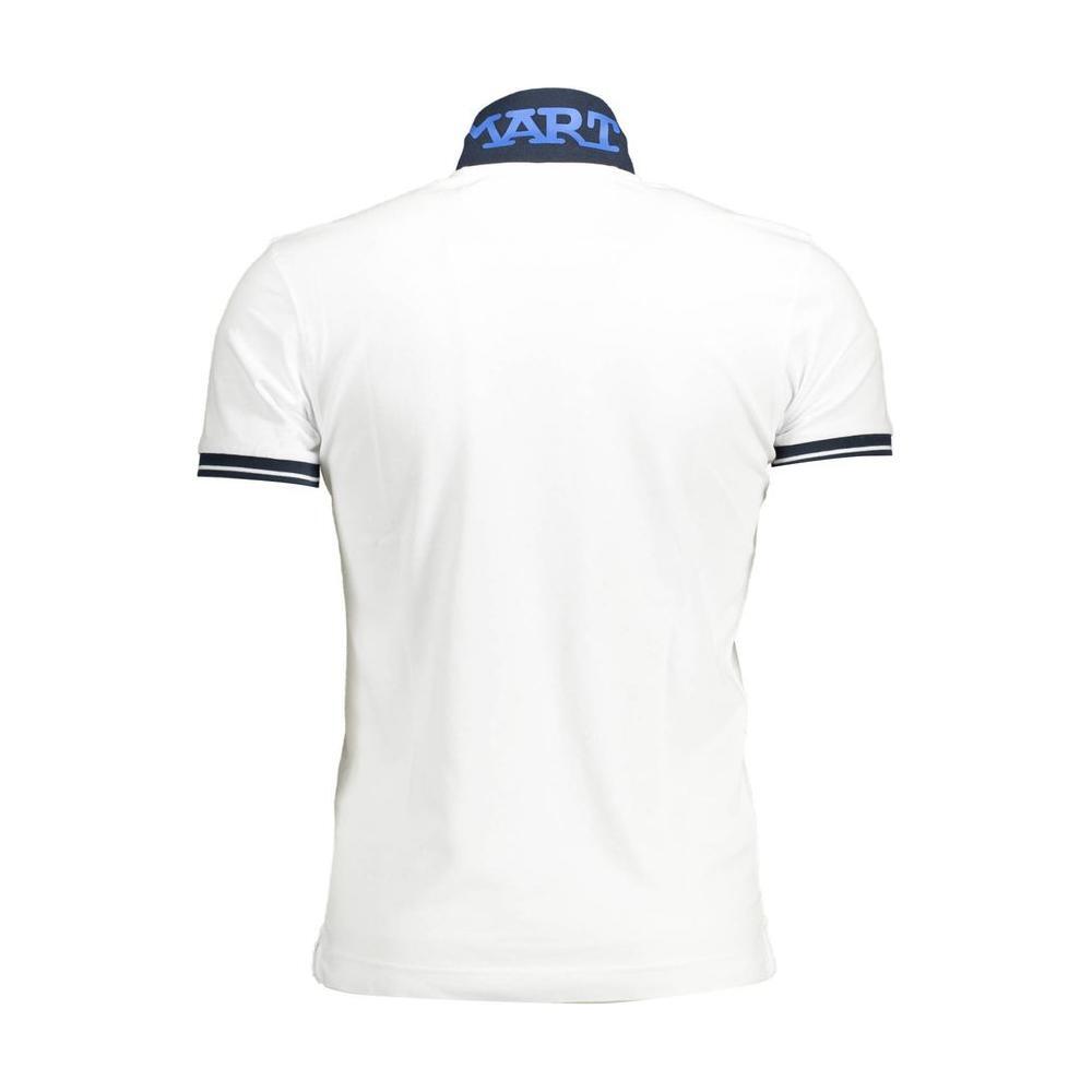 La Martina White Cotton Polo Shirt