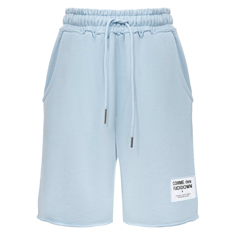 Comme Des Fuckdown Blue Cotton Short