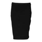 GF Ferre Black Polyester Pencil Cut Knee Length Skirt PAN72196-42