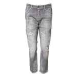Dsquared² Gray Washed Mid Waist Tapered Jeans PAN74487-38