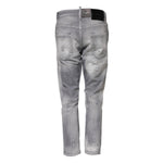 Dsquared² Gray Washed Mid Waist Tapered Jeans PAN74487-38