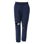 Dsquared² Blue Cotton Mid Waisted Jogger Pants PAN74493-38