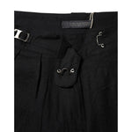 Ermanno Scervino Black Straight Fit High Waist Pants PAN74831-40