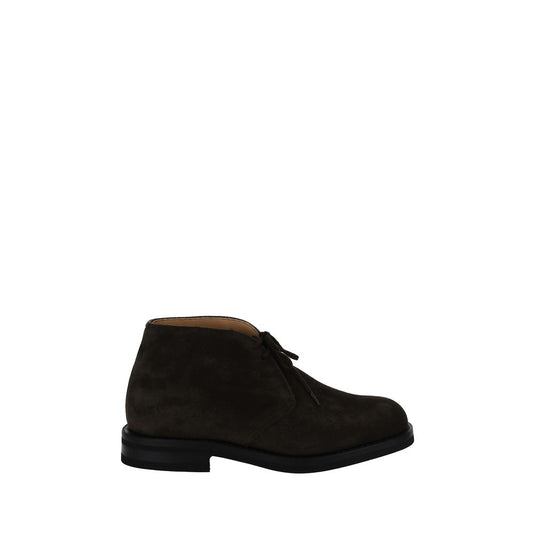 Church's Brown Calf Leather Bos Taurus Lace-Up Boots