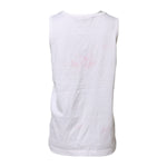 Dolce & Gabbana White Cotton Printed Sleeveless Round Neck Top TSH90701-38