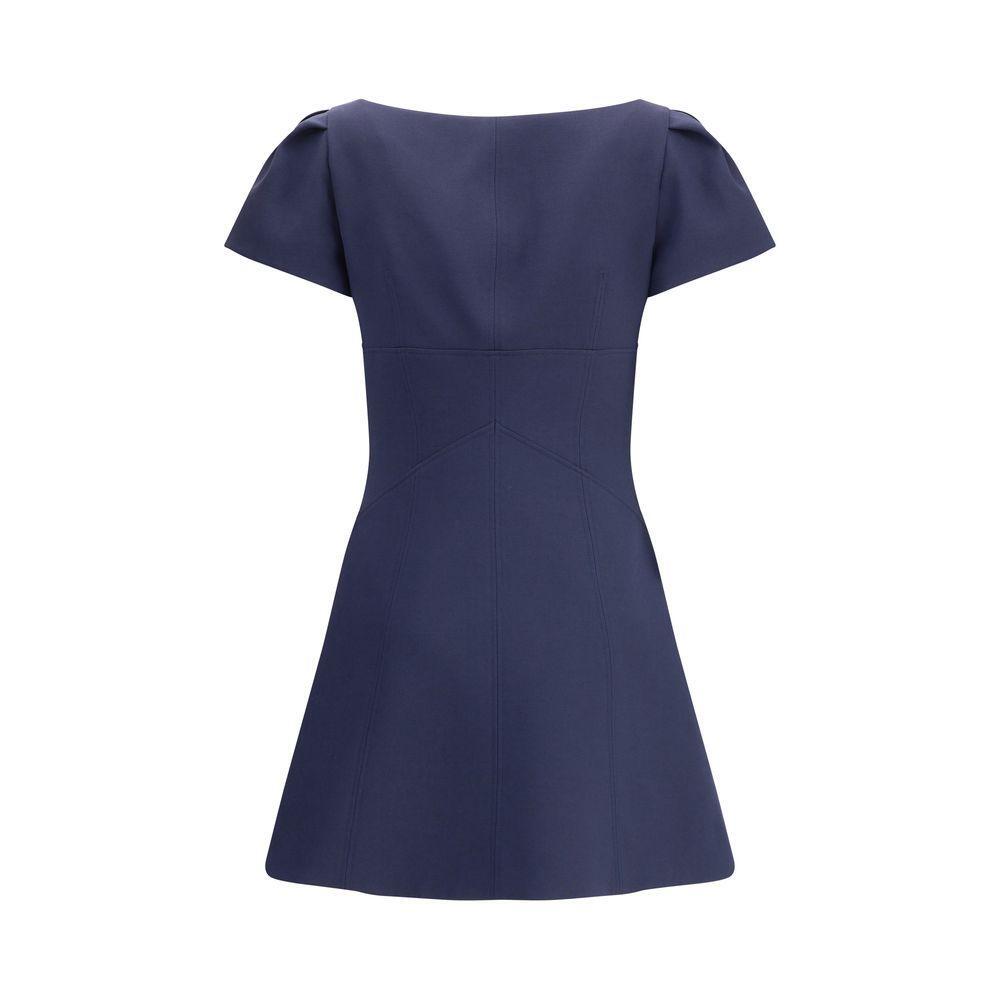 Alexander McQueen Short Dress with short gathered sleeves AL-841216QJAAA4100-IT44 | L