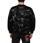 Dolce & Gabbana Black Camouflage Pullover Sweatshirt Sweater TSH906977-44