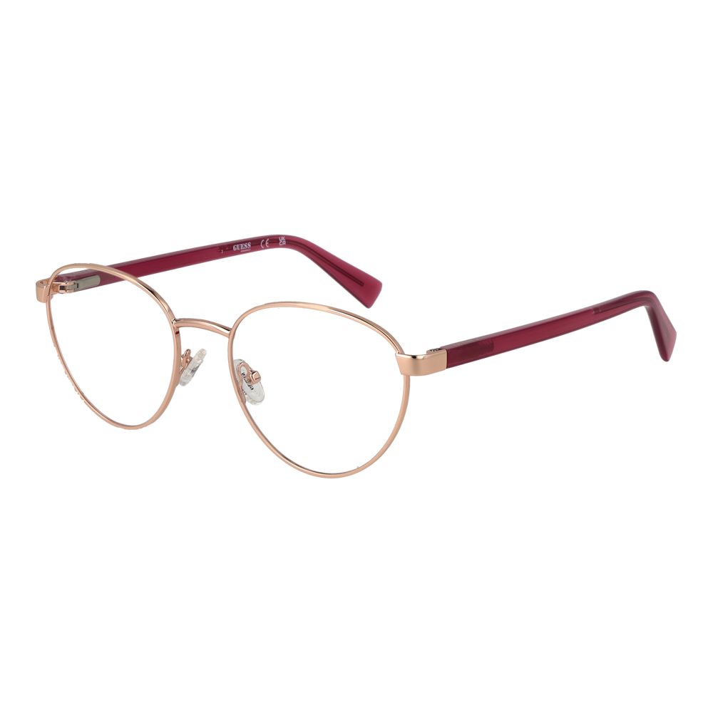 Guess Rose Gold Unisex Glasses Frame