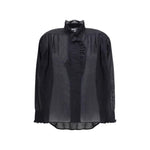 Marant Etoile Pamias Blouse 1728,72470364320,Black,Clothing,IT36 | XS,IT38 | S,Marant Etoile,New with tags,Shirts - Women - Clothing,Women,Women - Clothing Marant Etoile MA-HT0001FCB3J04E01BK-IT36 | XS