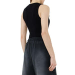 Comme Des Fuckdown Black Cotton Tops & T-Shirt CO-15707-IT36|XXS