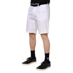 Dolce & Gabbana White Chinos Cotton Stretch Casual Shorts PAN76394-58