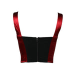 Dolce & Gabbana Red Bustier Sleeveless Corset Cropped Top TSH87617-38