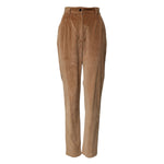 Dolce & Gabbana Brown Cotton Corduroy Tapered Pants PAN72804-40