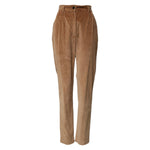 Dolce & Gabbana Brown Cotton Corduroy Tapered Pants PAN72804-40