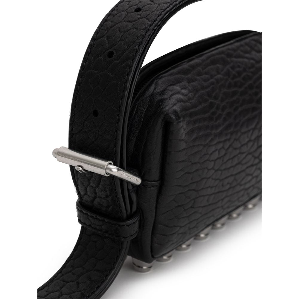 Alexander Wang Black Leather Shoulder Bag ALWA-8998676
