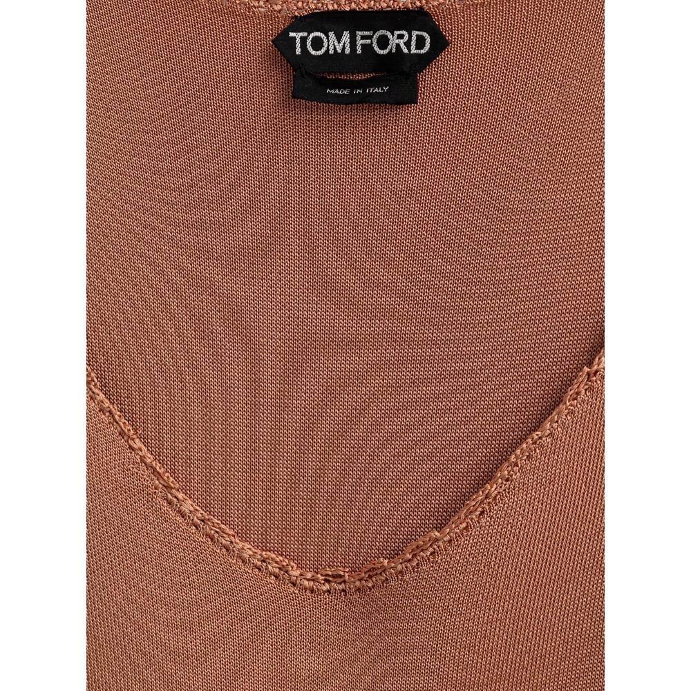 Tom Ford Orange Viscose Long TO-8876670-XS