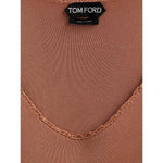 Tom Ford Orange Viscose Long TO-8876670-XS