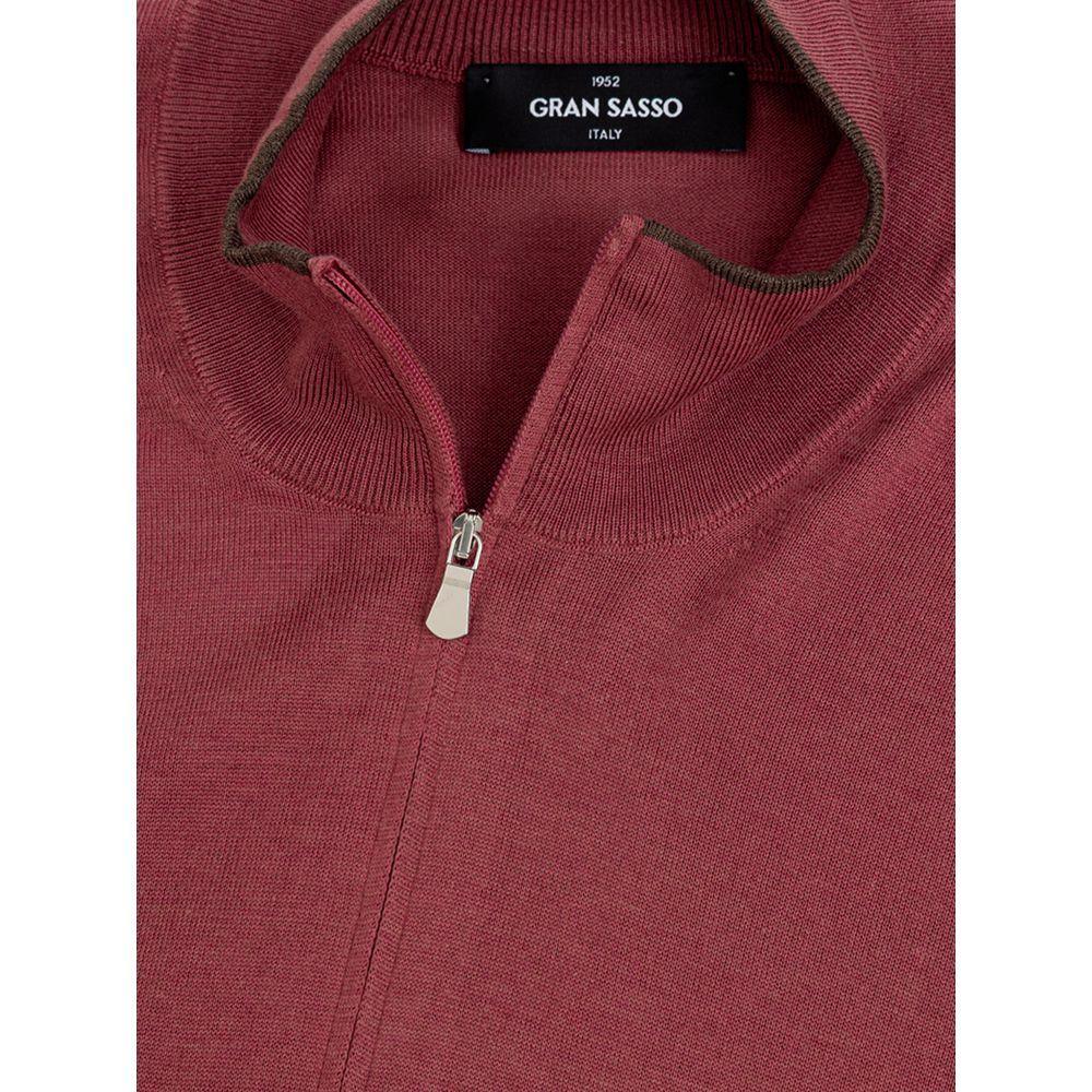 Gran Sasso Red Silk T-Shirt GR-9466665-IT50 | L