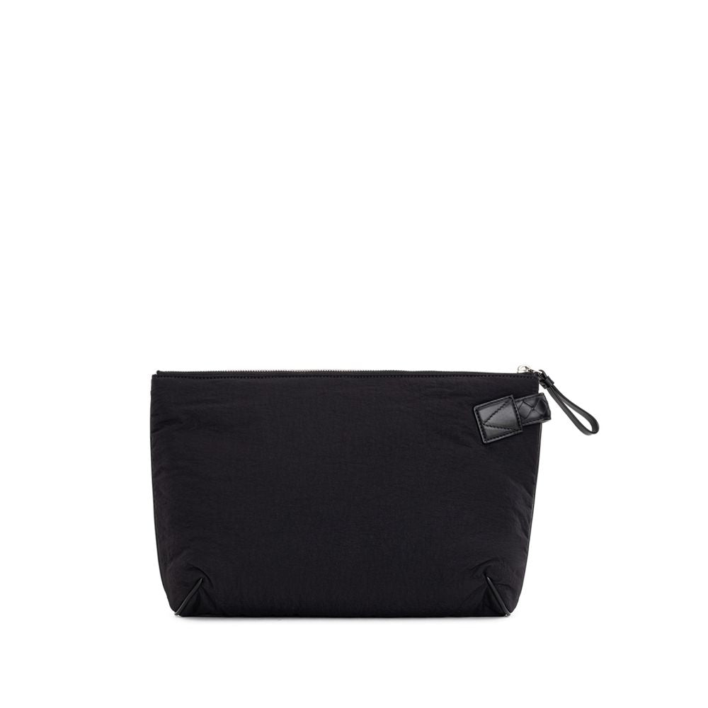 Bottega Veneta Black Nylon Clutch Bag BOVE-8911676