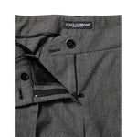 Dolce & Gabbana Gray Checkered High Waist Flared Pants PAN75982-36