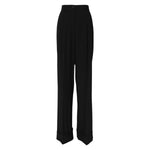 Dolce & Gabbana Black Wool High Waist Formal Pants PAN75994-38
