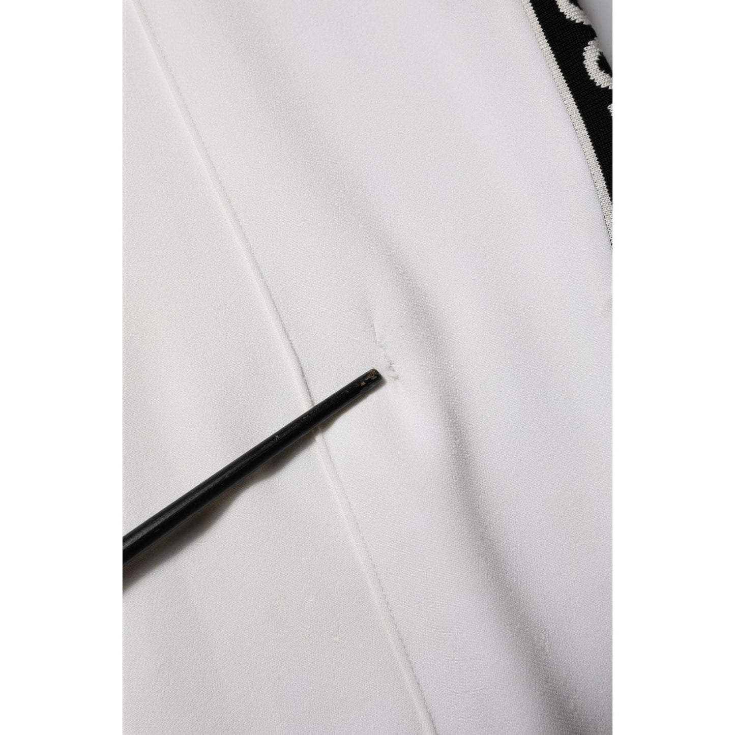 Dolce & Gabbana White Viscose Jogger Sweatpants Pants PAN76097-40