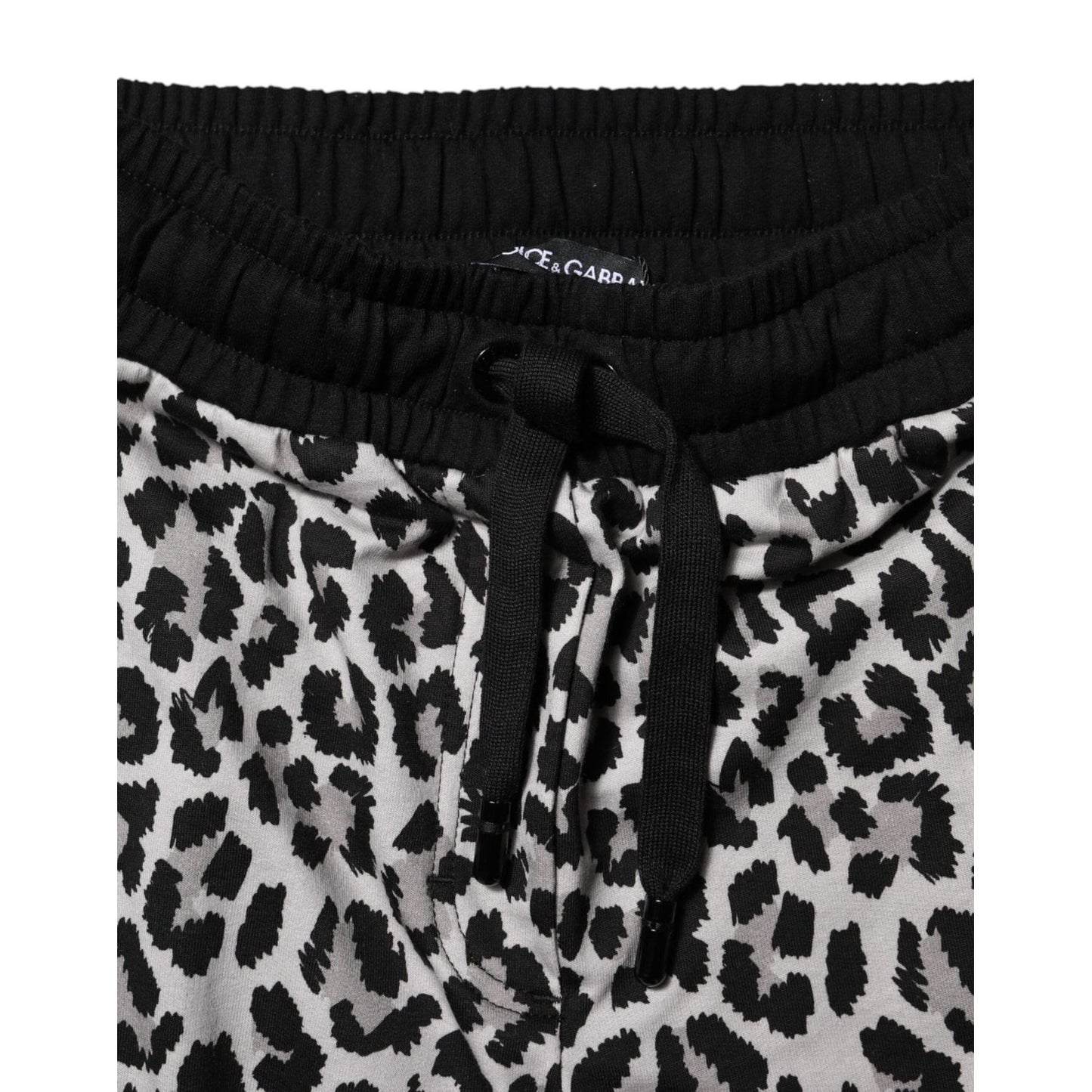 Dolce & Gabbana Multicolor Leopard #DGMillennials Jogger Pants PAN76252-36