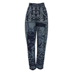 Dolce & Gabbana Blue Graphic Print Tapered Denim Jeans PAN76483-38