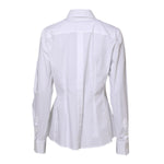 Dolce & Gabbana White Cotton Long Sleeves Collared Shirt Top TSH86536-36