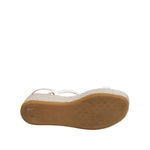 Patrizia Pepe White Espadrilles Ankle Strap Sandals Shoes LA12597-39