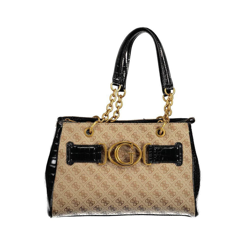 Guess Jeans Black Polyethylene Handbag