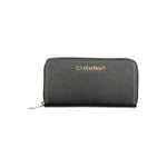 Mario Valentino Black Polyethylene Wallet VA-36231
