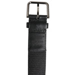 Dolce & Gabbana Blue Black Polyester Metal Buckle Belt BEL9479-100