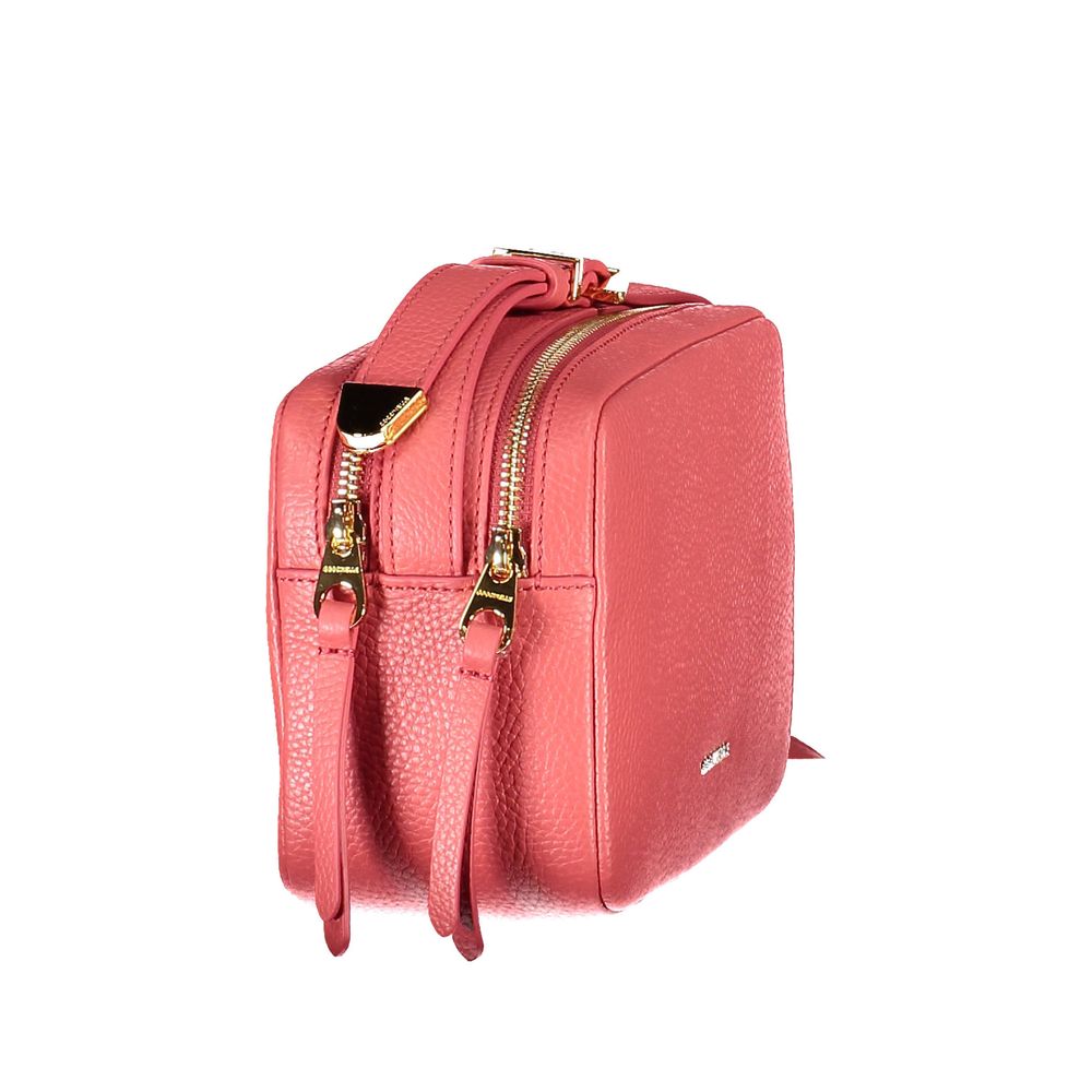 Coccinelle Pink Leather Handbag