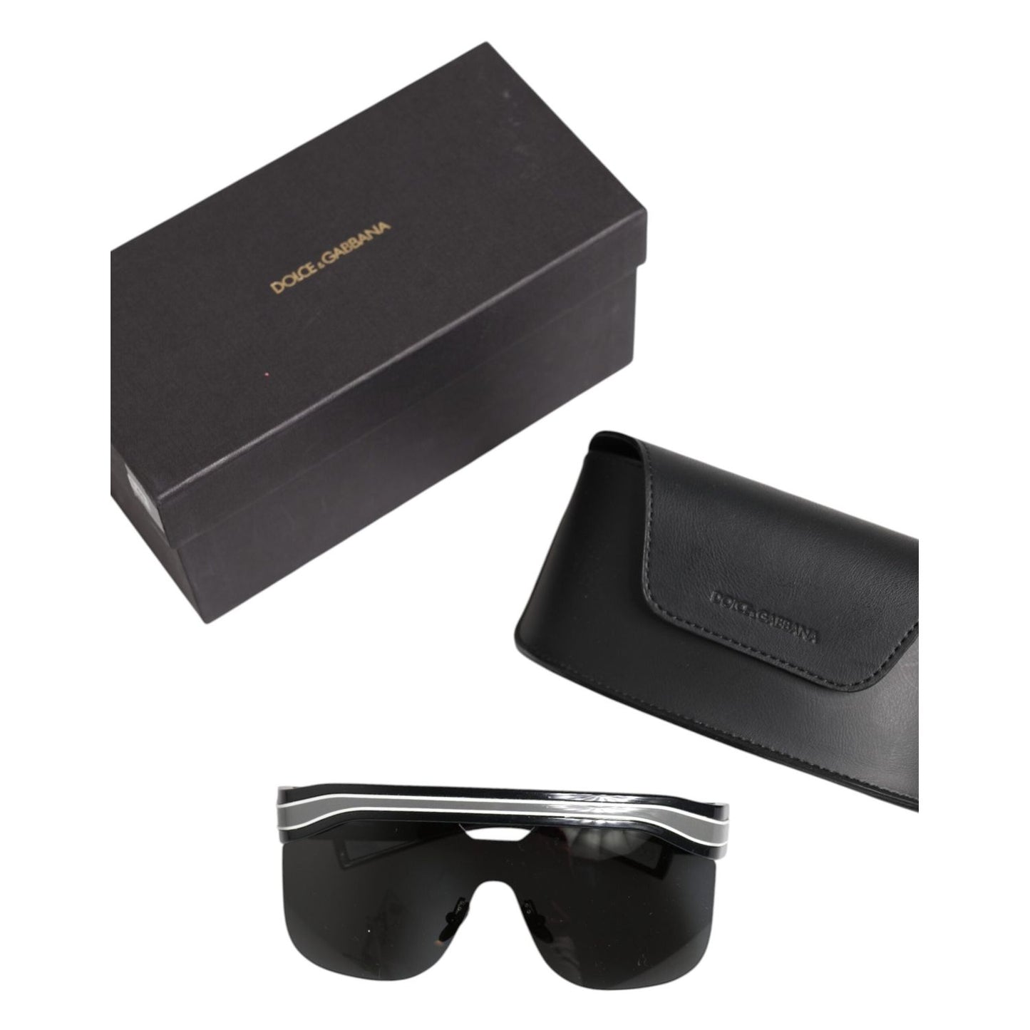 Dolce & Gabbana Black White Street Sporty DG6162 Men Eyewear Sunglasses GLA1372